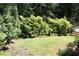 Manicured backyard with lush greenery and a partial view of the deck at 229 Devonwood Dr, Atlanta, GA 30328