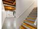 Basement stairs leading to finished area at 229 Devonwood Dr, Atlanta, GA 30328