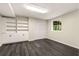 Finished bedroom offers built-in storage, closet and a window overlooking the backyard at 229 Devonwood Dr, Atlanta, GA 30328