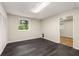 Finished bedroom with vinyl floors and closet at 229 Devonwood Dr, Atlanta, GA 30328