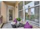 A cozy balcony with comfortable seating, offering a peaceful retreat with city views at 1101 Juniper Ne St # 619, Atlanta, GA 30309