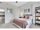 Serene bedroom features soft carpet, a comfortable bed, and a view to an ensuite bathroom at 1101 Juniper Ne St # 619, Atlanta, GA 30309