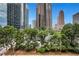 Beautiful city views filled with lush trees and a gorgeous building skyline at 1101 Juniper Ne St # 619, Atlanta, GA 30309