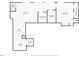 Floor plan of the basement including a den, bedroom, office, bathroom, and storage at 132 Lakeshore Dr, Roswell, GA 30075