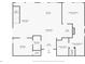 Floor plan of the first floor including the kitchen, primary bedroom, and Gathering room at 132 Lakeshore Dr, Roswell, GA 30075