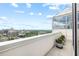 This balcony features a city view with beautiful planters and a unique enclosed sunroom at 2828 Peachtree Nw Rd # P 3300, Atlanta, GA 30305
