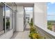 Long balcony with potted plants and a view of the city at 2828 Peachtree Nw Rd # P 3300, Atlanta, GA 30305