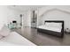 This main bedroom features tiled floors, a sleeping area and an office area at 2828 Peachtree Nw Rd # P 3300, Atlanta, GA 30305