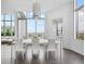 Bright dining room features large windows and modern décor at 2828 Peachtree Nw Rd # P 3300, Atlanta, GA 30305