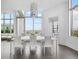 Bright dining room with modern seating, large windows, and an open floor plan at 2828 Peachtree Nw Rd # P 3300, Atlanta, GA 30305