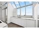 Bright kitchen with white cabinets, skylight windows and bar sink at 2828 Peachtree Nw Rd # P 3300, Atlanta, GA 30305