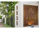 Community address sign with the street number and Peachtree name at 2828 Peachtree Nw Rd # P 3300, Atlanta, GA 30305
