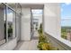 Inviting walkway lined with lush planters on the terrace at 2828 Peachtree Nw Rd # P 3300, Atlanta, GA 30305