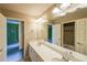 Bright bathroom with double sinks, vanity and walk-in shower, with natural lighting at 1403 Benbrooke Circle Northwest Nw Cir, Acworth, GA 30101