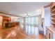 Spacious living area with hardwood floors and an open layout, ideal for Gathering gatherings at 1403 Benbrooke Circle Northwest Nw Cir, Acworth, GA 30101