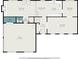 First floor floor plan featuring the kitchen, dining room, living room, and garage at 4262 Hambrick Way, Stone Mountain, GA 30083
