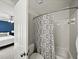 Bathroom featuring a shower-tub combination and a modern vanity at 50 Mount Vernon Cir, Atlanta, GA 30338