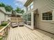 Large wooden deck with outdoor seating, perfect for relaxing and entertaining at 50 Mount Vernon Cir, Atlanta, GA 30338