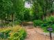 Picturesque duck pond surrounded by lush greenery and mature trees on a sunny day at 50 Mount Vernon Cir, Atlanta, GA 30338