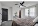 Spacious main bedroom featuring plush carpeting, and multiple closets at 230 Sheringham Dr, Roswell, GA 30076