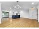 Bright kitchen with a large kitchen island and stainless steel appliances at 2661 Fleur De Lis Pl, Atlanta, GA 30360