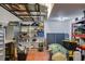 A practical garage offering plenty of storage solutions to keep everything tidy and accessible at 7269 Tyree Rd, Winston, GA 30187
