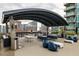 This outdoor kitchen and grill area provides residents a luxurious and functional cooking and gathering space at 923 Peachtree Ne St # 1238, Atlanta, GA 30309