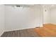 Bright bedroom with mixed flooring types with storage shelves and closet at 1284 Piedmont Ne Ave # 12, Atlanta, GA 30309