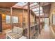 Enclosed hallway with wooden accents and a clear roof, flooding the space with natural light at 1284 Piedmont Ne Ave # 12, Atlanta, GA 30309