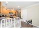 Bright kitchen featuring modern appliances, ample counter space and stainless steel refrigerator at 6738 Brookfield Way, Douglasville, GA 30134