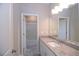 Bathroom with granite countertops and vanity provides ample storage at 14 Berkten Ct, Hiram, GA 30141