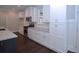 Kitchen with white cabinets, stainless steel appliances, and granite countertops at 14 Berkten Ct, Hiram, GA 30141