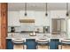 Kitchen island with white countertops, and stainless steel appliances at 1555 Steele Nw Dr, Atlanta, GA 30309