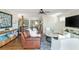 Comfortable living room featuring stylish furnishings, hardwood floors, and open layout at 1555 Steele Nw Dr, Atlanta, GA 30309
