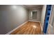 This secondary bedroom offers great natural light and beautiful wood-look floors at 793 Inman Mews Ne Dr, Atlanta, GA 30307