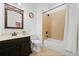 Full bathroom with shower and bathtub at 5285 Winflow Way, Suwanee, GA 30024