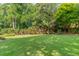 Sprawling backyard with lush green grass and mature trees, creating a serene outdoor oasis at , Dunwoody, GA 30338