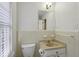 Cozy bathroom featuring a toilet, and vanity, offering a functional and comfortable space at , Dunwoody, GA 30338
