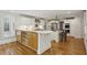Bright, updated kitchen featuring white cabinetry, stainless steel appliances, and hardwood floors at , Dunwoody, GA 30338