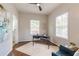 Bright home office with hardwood floors, natural light, and neutral color palette at 496 Rankin Ne St, Atlanta, GA 30308