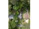 Aerial shot of the property showing lush landscaping, mature trees, and driveway at 657 E Paces Ferry Ne Rd, Atlanta, GA 30305