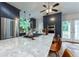 Spacious kitchen featuring a large island with marble countertop and stainless steel appliances at 657 E Paces Ferry Ne Rd, Atlanta, GA 30305