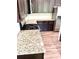 Kitchen features granite countertops, stainless steel appliances, and dark wood cabinets at 110 Serendipity Way, Dallas, GA 30157