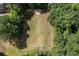 Community soccer field with goals surrounded by shady trees at 110 Serendipity Way, Dallas, GA 30157