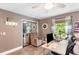 Cozy bedroom with modern decor, desk, and comfortable armchair at 4002 Joshua Ln, Douglasville, GA 30135