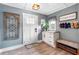 Inviting foyer with stylish decor creates a warm welcome into the home at 4002 Joshua Ln, Douglasville, GA 30135