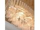 A long, rectangular chandelier with glass accents is shown up close, adding a touch of elegance to the space at 1312 Becket Ne Dr, Brookhaven, GA 30319