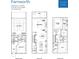 Farnworth floor plan highlighting the layout with 3 bedrooms, 3.5 baths, and a 2-car garage at 2140 Colvin Nw Ct, Atlanta, GA 30318