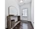 Chic entryway with stylish console table and neutral decor at 2140 Colvin Nw Ct, Atlanta, GA 30318