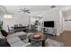Cozy living room featuring modern gray tones, sleek furniture, and an open floor plan at 3116 Quantum Ln, Atlanta, GA 30341